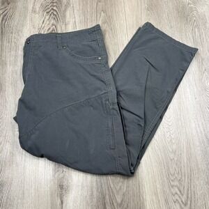 Kuhl Patent Protected Pants Mens Size 40 Inseam 29" Charcoal Gray